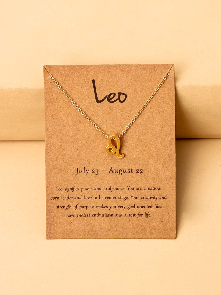 Zodiac Minimalist Necklace