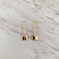 Minimalist Safety Pin Basic earrings