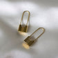 Minimalist Safety Pin Basic earrings