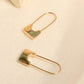 Minimalist Safety Pin Basic earrings